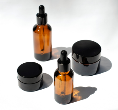 wellness product bottles